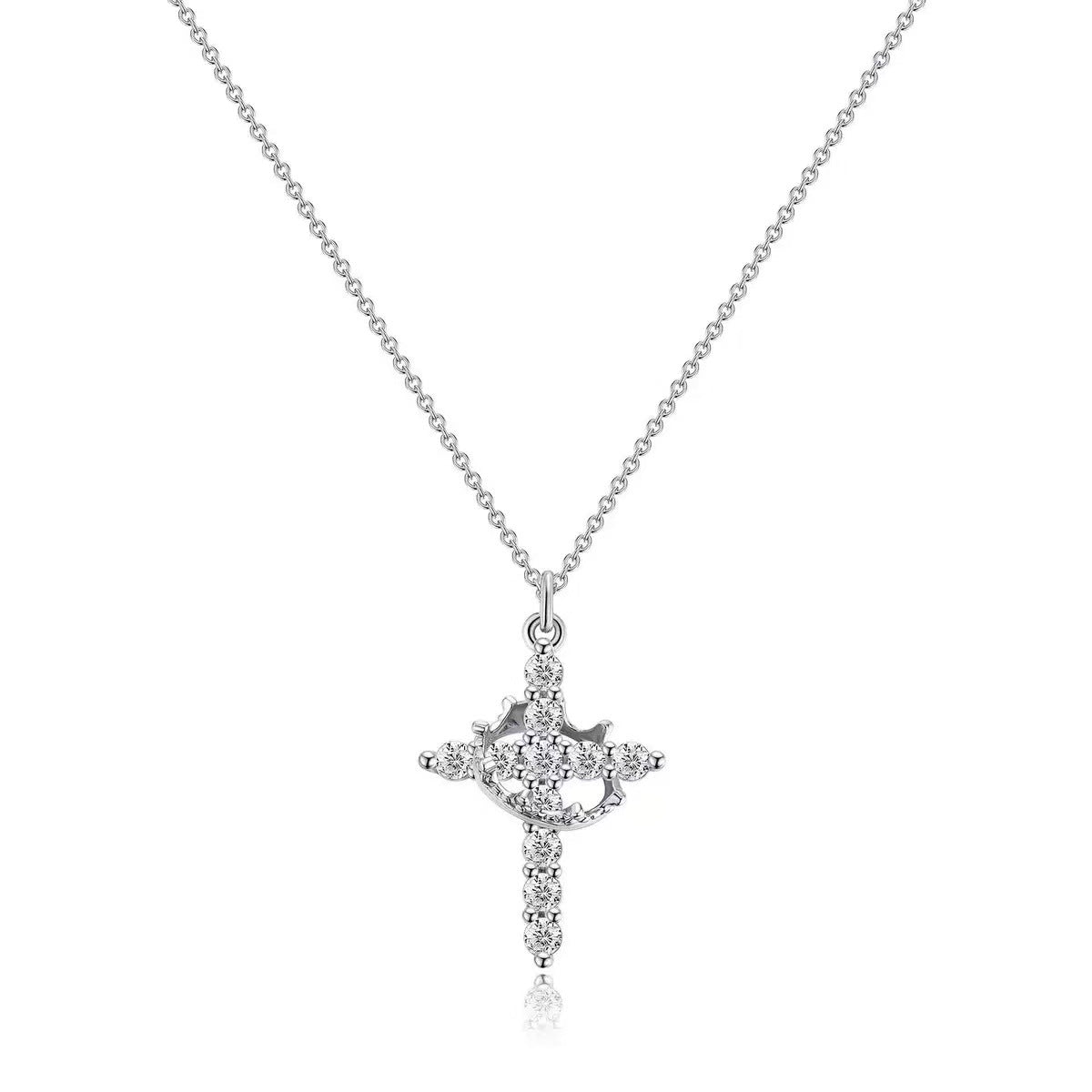 Ankae Cross Pendant Necklace